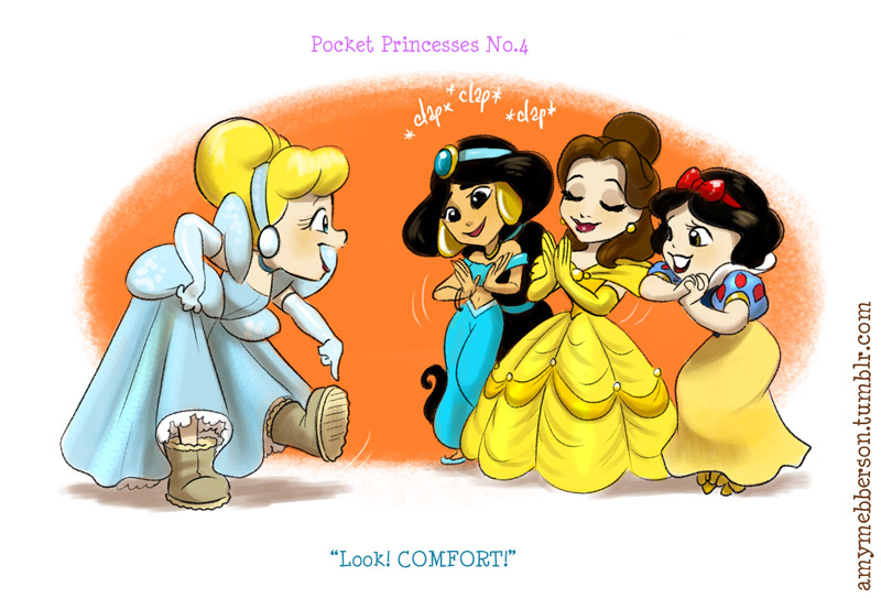 Illustration for article titled Disney princesses don't always get along in these adorable comics